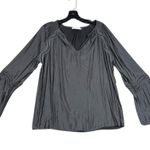 Ramy Brook Black Flared Sleeve Blouse Size S Photo 1