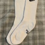 Nike Dri-Fit White Socks Pair Photo 0