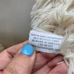 Womens Girls Faux Fur Cream Sherpa Infinity American Girl Scarf One Size White Photo 3