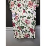 Vintage Atina By Karon Crosby Dress Womens 8 White Floral Lace Collar Midi Photo 7