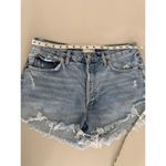 AGOLDE  Parker Vintage Light Wash Distressed Cut-off Denim Jean Shorts 29 Photo 5