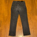 Madewell  The Curvy Perfect Vintage Black Denim Jeans Straight Leg High Rise 25 Photo 1