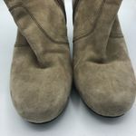 Franco Sarto Energy Tan Leather Heeled Ankle Boots Womens 6 Steampunk Victorian Photo 3