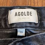 AGOLDE ātapered leg high rise black jeans size 29 Photo 7
