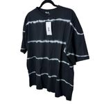 ASOS Design Oversized T-Shirt in Black Tie Dye Stripe - 8 Photo 2