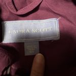 Laura Scott  Maroon Quilted Vest Photo 2