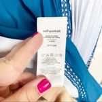 Self Portrait Self-Portrait Lace Panel Pleated Blue Mini Dress Photo 4