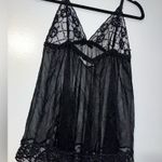 Frederick's of Hollywood Frederick’s of Hollywood Black Sheer Babydoll Negligee – Size XL Nightie Photo 3