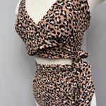 Aerie  Brown Animal Print One Piece Swimsuit  Photo 2