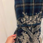 Johnny Was 751   Dion Draped Vest Belted Waist Embroidered Vest Photo 3