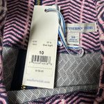 Southern Tide Audrey Dress Blue Night Chevron Ikat Textured Chic NWT Size 10 Photo 5