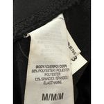 Reebok Leggings Women MEDIUM Black Drawstring Waist Polyester Blend Stretch Photo 5