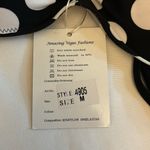 Amazing Vegas Fashions Bikini Top Polka Dot Women Size Medium Black Photo 2