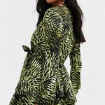 John Zack Zebra Skater Mini Dress Photo 3