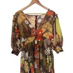 byTiMo Brown Floral Print V Photo 2