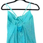 Show Me Your Mumu Women's Suzanna Mini Dress Size XS Blue Beaded Fringe Photo 6