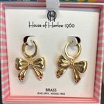 House of Harlow 1960 Gold Bow Earrings ✨ Photo 1
