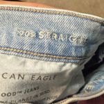 American Eagle  Super Light Wash 90’s Straight Jeans Size 8 Long Photo 2