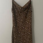 Urban Outfitters Mallory Leopard Print Cowl Neck Slip Dress Photo 5