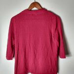 Hampshire Studio Berry Red Cotton Jacket M Petite Size undefined Photo 1