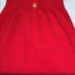 Vintage Toula Red Knit Sweater Dress with gold buttons .. BEAUTIFUL Size undefined Photo 13