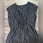 PAS DE CALAIS Pleated Crepe Dress Designer Quite Luxury minimalist Japanese 34/4 Black Photo 9