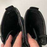 Sorel  Boots Slimboot Combat Leather Ankle Buckle Lace Up Herringbone Tweed Black Photo 10