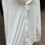 H&M  Elegant Oversized Cream Dress Shirt Photo 0