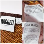 Ragged Jeans Brown Chevron Cropped Sweater Small Photo 3