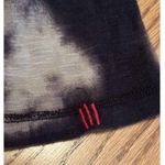 Urban Outfitters VINTAGE 90s BDG Katie Seamed  Baby Black Multi Tee Shirt Sz M Boxy Distressed Photo 6