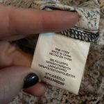 AUW Womens Large Black Yellow Floral Retro Tie Front Smocked Midi Dress Spring Photo 6