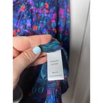 The Pioneer Woman Blue Long Sleeve Boho Floral Flounce Mini Dress Size Small Photo 4