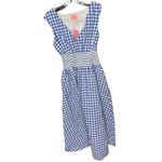Kate Spade  Gingham Smocked Waist Dress, Size M, New with Tag MSRP $298 SOO Photo 10
