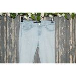 J Brand J. Brand Catalina Stepped Back Light Blue & White Jeans Size 26 Skinny Stretch Photo 1