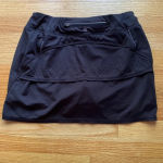 Tangerine  Black Athletic Skort Perforated Laser Cut Pickleball Pickle Ball‎ Golf Photo 1