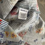 Bailey 44 Blue Floral Off-Shoulder Blouse Photo 3