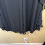 Addison Evenings Size Large Flowy Black Wide Leg Pant Formal Dressy‎ Wear Photo 4