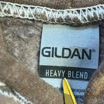 Gildan  Heavy Blend Self Love Club Hoodie Womens‎ Medium Brown Tie Dye Hippie Boh Photo 6