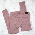 American Eagle Super Stretch Dusty Rose Pink Sateen Skinny Jegging 4 Regular Photo 2