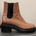 Stuart Weitzman Norah Alligator Embossed Leather Chelsea Boots Photo 8