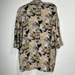 Volcom Black and Green Oversized Tropical Shirt Size M/L Photo 7