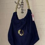 Buckhead Betties  bag NEW navy Lauren tote gold handles Photo 0