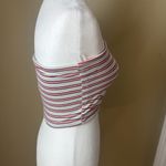 Topshop Preppy Stripe Tube Top Strapless Crop Top Size 6 Soft Knit Photo 5