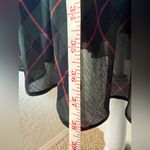 J.Crew  Glendale Tartan Plaid Dress Ruffled Navy Green Red Size Medium Photo 5