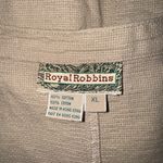 Royal Robbins  Button-Down Tan Maxi Dress 100% Cotton Photo 2