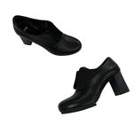 CAMPER Myriam Black Leather Lace Up Bootie Sz 36 Photo 1