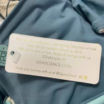 l*space L* Johnny Classic Bikini Bottom in Teal Blue and White Size US Large Photo 8