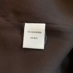W By Worth  100% Silk Brown Print Blouse Top Shirt Size 4 S Small Photo 6