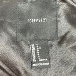 Forever 21  Women's Black Faux Fur Sleeveless Pocket Collar Vest Jacket Size S Photo 6