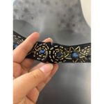 Betsy and Adam Women Navy Sequin Beaded Embellished Gown maxi Lining Dress Size 4 Photo 11